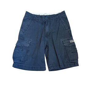 Unionbay Cargo Shorts Men Size 32 Black Cotton Casual Outdoor Wear